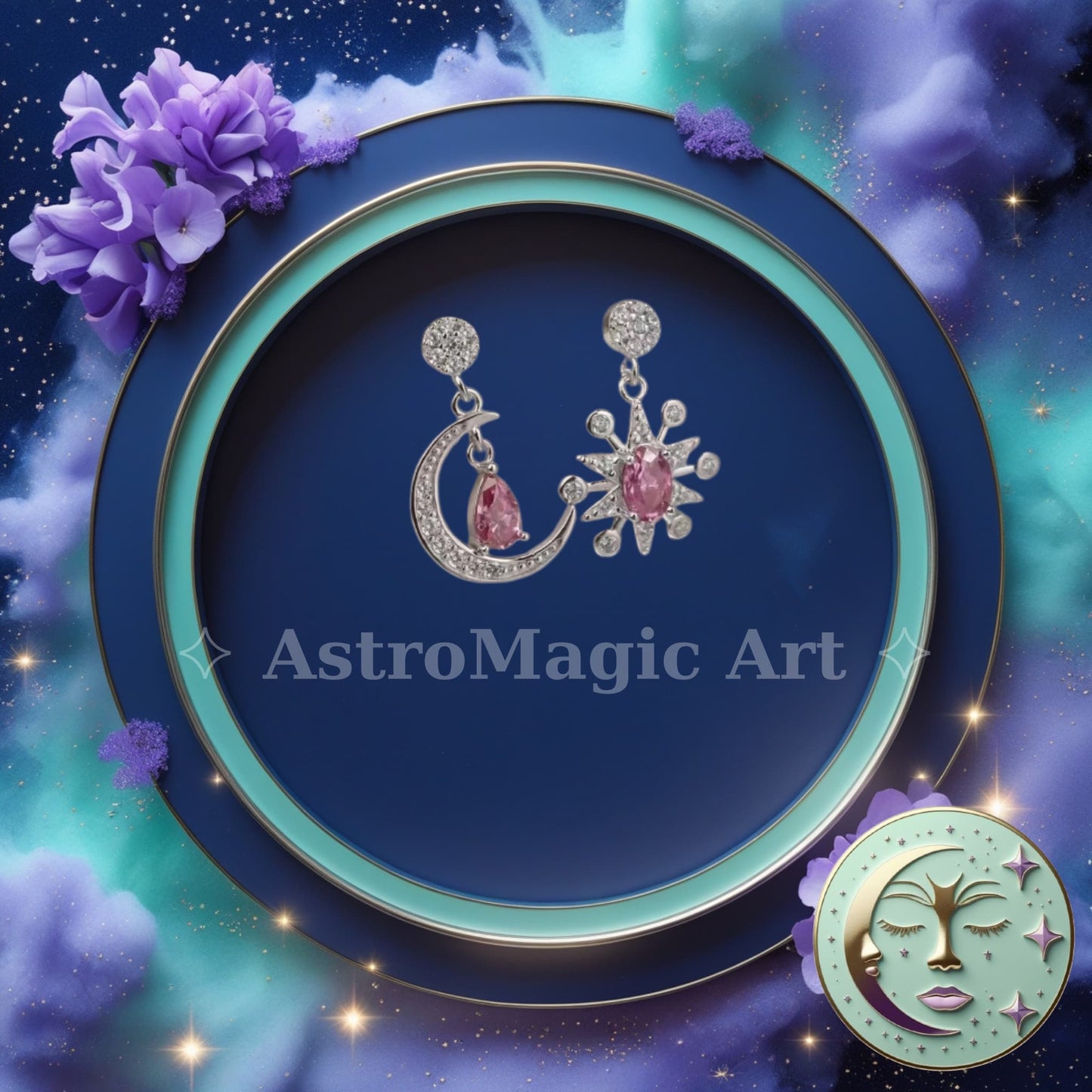 AstroMagic Moon & Star Earrings — Celestial Whispers🌙✨